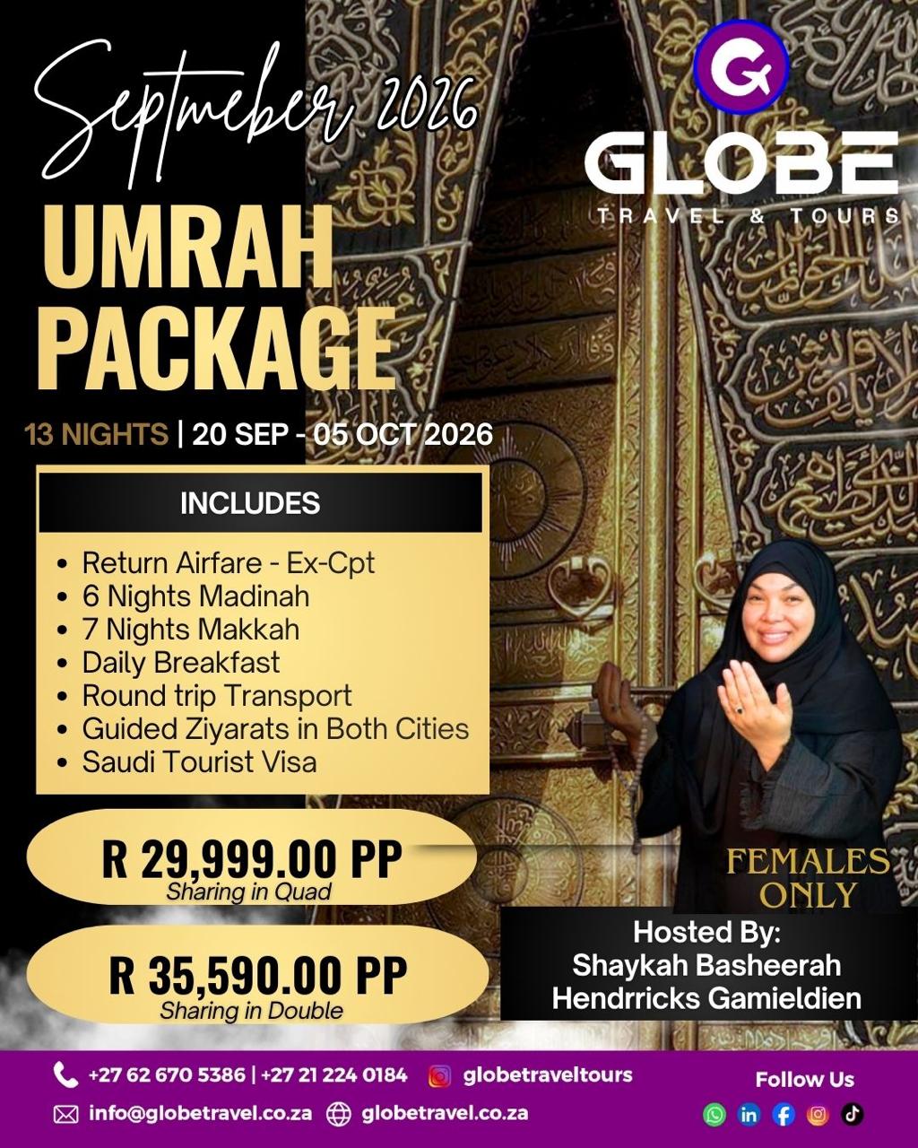 globetravel umrah package